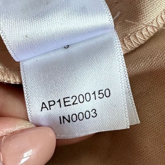 ADRIANNA PAPELL Rose Gold Sequin Dress sequins mini size 4 s off shoulder - Picture 8 of 8